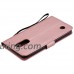 LG K10 2017 Wallet Case  UNEXTATI Leather Flip Cover Case with Kickstand Feature for LG K10 2017 (Rose Gold #13) - B07GGYTYNS